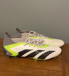 Adidas Herren Größe 12 Predator Precision.1 FG Fußballschuhe weiß/grün GZ0035 - Bild 1 von 11