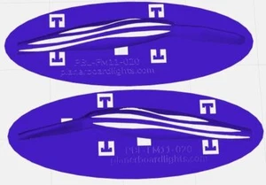 Berkley Flicker Minnow #11 Crankbait Lure Painting Stencil PBL-FM11-020 - Picture 1 of 1