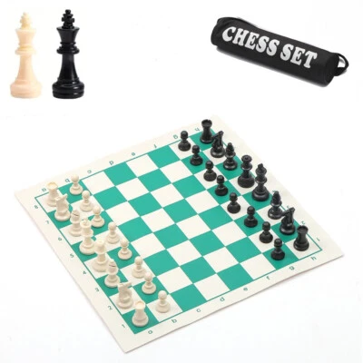 Tragbares Schachspiel in Turniergröße ideal für Reisende - Bild 1 von 4