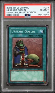 2002 Yu-Gi-Oh! MRL Magic Ruler 1st Edition #033 Upstart Goblin PSA 10 - Bild 1 von 2