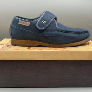 The Original British Collection Dual Fit Shoes Royal Blue Suede Leather Size 9 - Picture 1 of 14