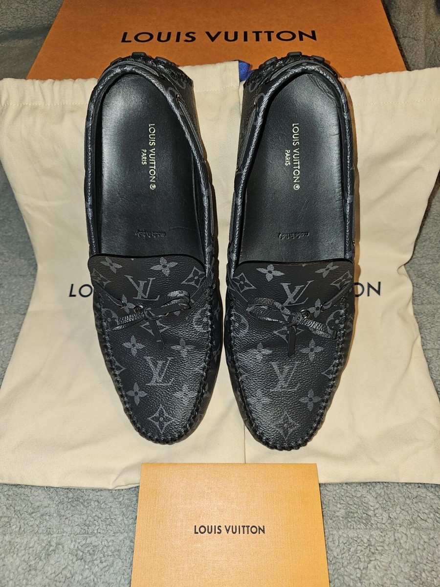 靴 LOUIS VUITTON MOCASIN LOUIS VUITTON SUEDE LOAFER DRIVING MOCCASINS LV SHOES SIZE