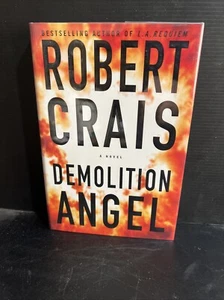 SIGNED 1st/1st DEMOLITION ANGEL Robert Crais HC Mylar DJ LA Crime Novel - Picture 1 of 6