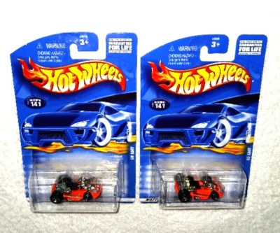 HOT WHEELS Go Kart (orange) Lot of 2 NEW HW DIECAST GO KARTS - Image 1 of 4