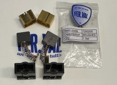 VALEX COPPIA SPAZZOLE PER TRONCATRICE TLS250 TLS250N RICAMBIO VALEX COD. 7250205