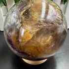 1035G Natural Fluorite Quartz Sphere Crystal Energy Ball Reiki Healing Gem