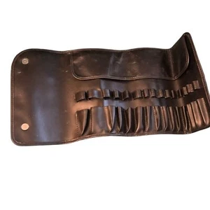 Borsa da viaggio City Color Nero Spazzola Trucco Organizer Custodia Pieghevole Rotolo - Foto 1 di 8