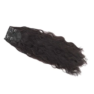 Hitzebeständige Kunsthaar Extensions 3 Stück Wellig Lang Lockig Clip In Set - Bild 1 von 15