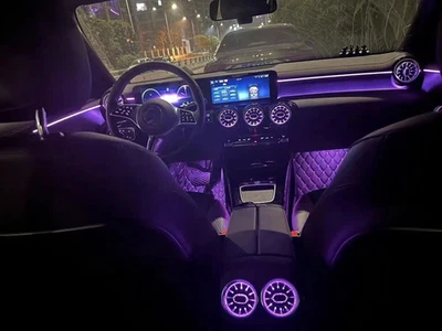 W205 Luz ambiente interior ventilación aire para Mercedes Benz C180 C200 C250 C300 C400 Foto 1 de 4