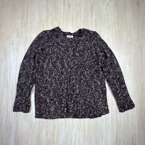 Suéter Suéter Suéter Clásico Madewell Firelight Cuello Redondo Mármol Tejido con Cable XS - Imagen 1 de 17