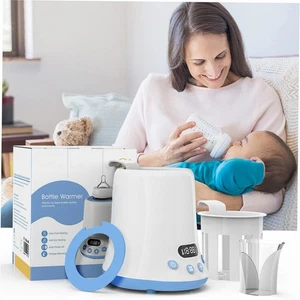 2-6 In 1 Bottle Warmer Fast Baby Milk Warmer For Breastmilk Or Formula White - Picture 1 of 7