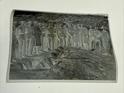 Vintage Medium Format Negative 1940's  Military Army Scene Approx Size 10x8cm - image 1 of 4