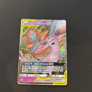 Pokemon TCG Espeon Deoxys GX 72/236 Unified Minds Tag Team Edition - Bild 1 von 2