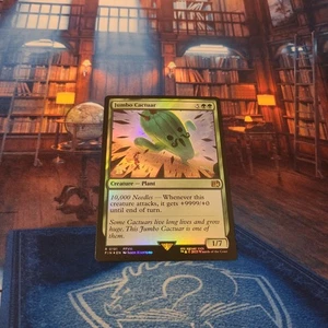 Jumbo Cactuar - FINAL FANTASY (FIN) MTG TCG FOIL NM - Picture 1 of 6