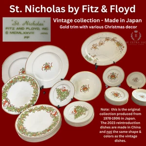 St Nicholas by Fitz & Floyd, Japan Vintage collection "Select Piece" - Picture 1 of 10