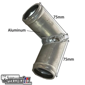 1-1/4" 32mm OD Universal 90-Degree Coolant Radiator Hose Pipe Connector - Picture 1 of 4