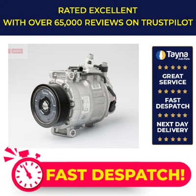 Air Con Compressor DCP17062 Denso AC Conditioning 0012304711 0012308311 12304711 - Image 1 of 4