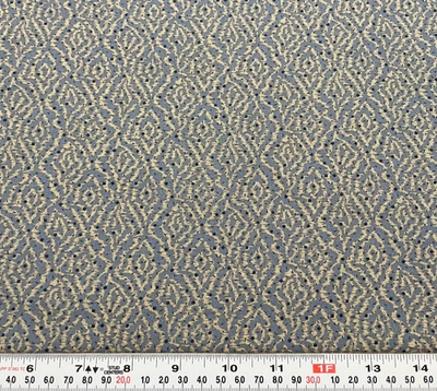 Lodge & Lakeside Thimbleberries 2008 RJR Fabrics Blue Cotton Remnant 8" x 44" - Image 1 of 2