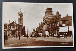 Leeds Road, Nelson Real Photo 1934 Postcard - Picture 1 of 2