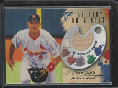 2002 Topps Gallery Albert Pujols Bat Relic Gallery Originals Cardinals JA796 - Imagem 1 de 2