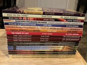 Lot Of 19 Dr. David Jeremiah Paperback Christian Study Guide Books EUC - Imagen 1 de 2