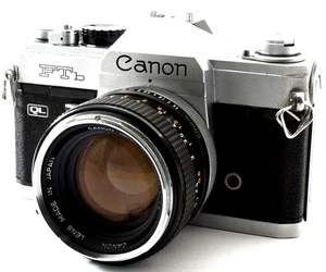 Cámara fotográfica rara "o"Mark [Excelente+5] Canon FTb QL 35 mm FD 50 mm f1,4 de JAPÓN - Imagen 1 de 14