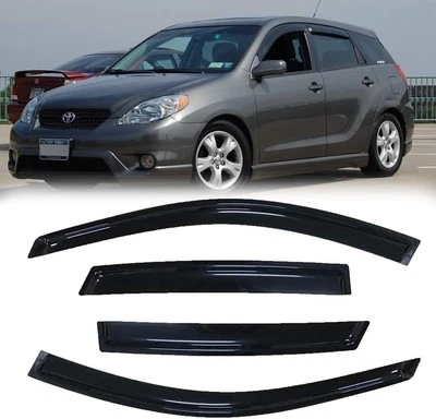 Deflector de viento de ventana lateral, matriz Vibe/Toyota 2003-2008, tinte humo oscuro  Foto 1 de 4