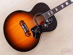 1995 Gibson J-200 Jumbo Guitar Vintage Sunburst, Figured Maple w/ Case - Picture 1 of 22