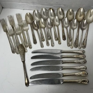 Wallace Harmony House XXXX Edelstahl Besteck 28 Stück Löffel Gabel Messer Set Vintage - Bild 1 von 14