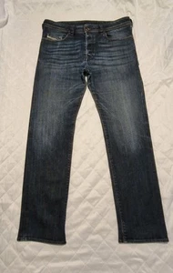 Jeans Diesel BUSTER - blu denim - vestibilità slim affusolata elasticizzata - W34 L30 - ottime condizioni - Foto 1 di 12