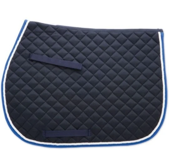 Almofada de sela de cavalo inglesa acolchoada premium - Almofada de equitação para todos os fins - Azul marinho - Imagem 1 de 1