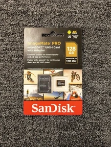 SanDisk SDSQXBZ-128G-AWCKA Scheda di Memoria 128GB UHS Velocità Classe 1, Nuova, A1 - Foto 1 di 3