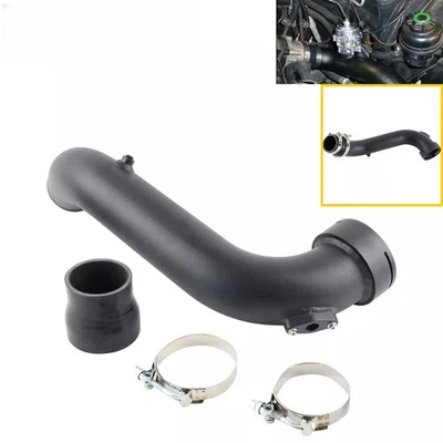 Tubo de carga turbo admisión aluminio negro para BMW N55 135i 335i xDrive 2011-2012 Foto 1 de 4