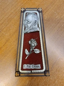 Quadretto Padre Pio 12,5 x 6 cm SCV2 # - Imagen 1 de 2