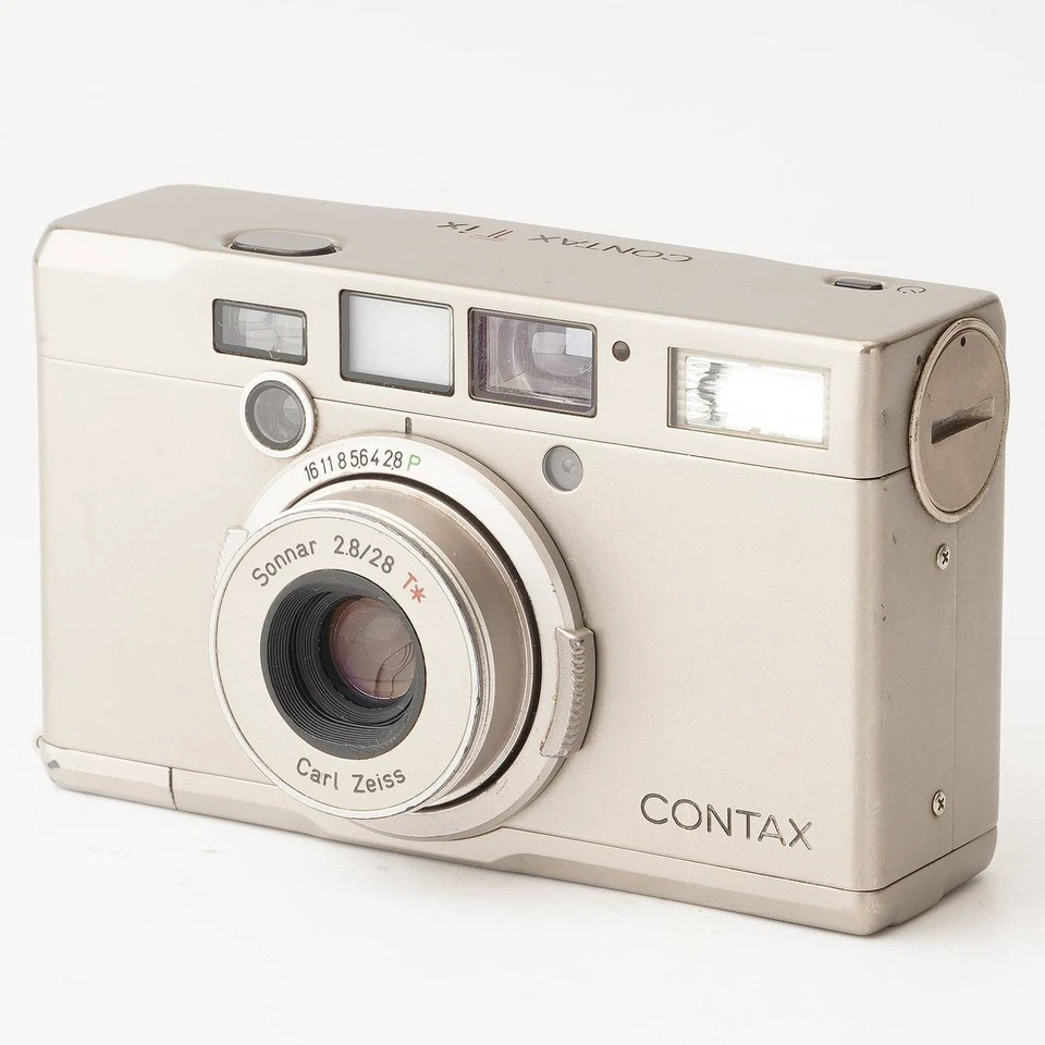 [EXCELLENT+] Contax T ix / Carl  Zeiss Sonnar T* 28mm f/2.8 APS Film Camera - Image 1 of 4