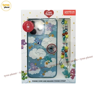 iPhone 13/14/15 Phone Case With CARE BEARS Beaded Strap Brand New - Picture 1 of 6