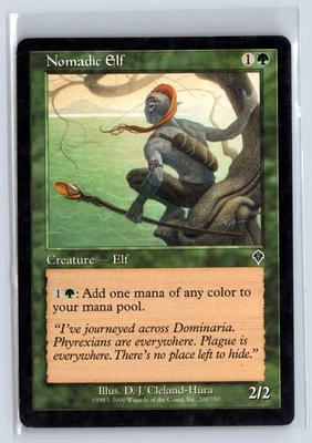 (3x) NOMADIC ELF - Invasion – MTG Magic the Gathering Card - Common - Image 1 of 4
