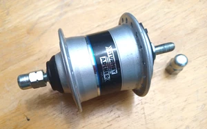 Sturmey Archer HDS12 Dynamo Vorderradnabe 36h silber zum Anschrauben - Bild 1 von 6