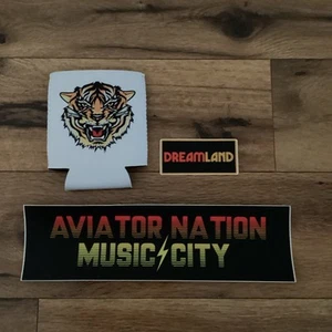 Aviator Nation Nashville Tennessee Stickers And Drink Holder New - Picture 1 of 1