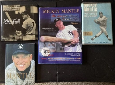 MICKEY MANTLE Yankee Slugger 1962 книга Милтон Шапиро NEW YORK YANKEES книга лот - Изображение 1 из 4
