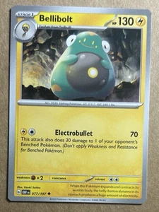 Pokemon Obsidian Flames Bellibolt 077/197 - Picture 1 of 1