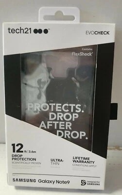 🌰 Tech21 Evo Check Series Case for Samsung Galaxy Note9/Black / NEW  - Image 1 of 2