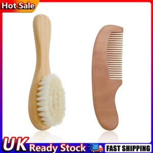 2Pcs Baby Shampoo Bath Brush Bath Rub Toiletries Comb Care Set Wool Brush Hot - Bild 1 von 12