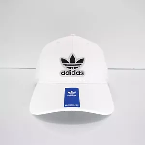 Adidas Originals Men Icon 3.0 Trucker GC3327 Adjustable Snapback Hat White Black - Picture 1 of 9