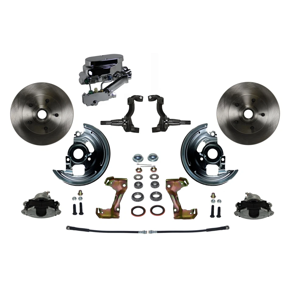 LEED 刹车 -FC1002-FA3 手动前套件普通转子镀锌卡钳 — 第 1/4 张图片