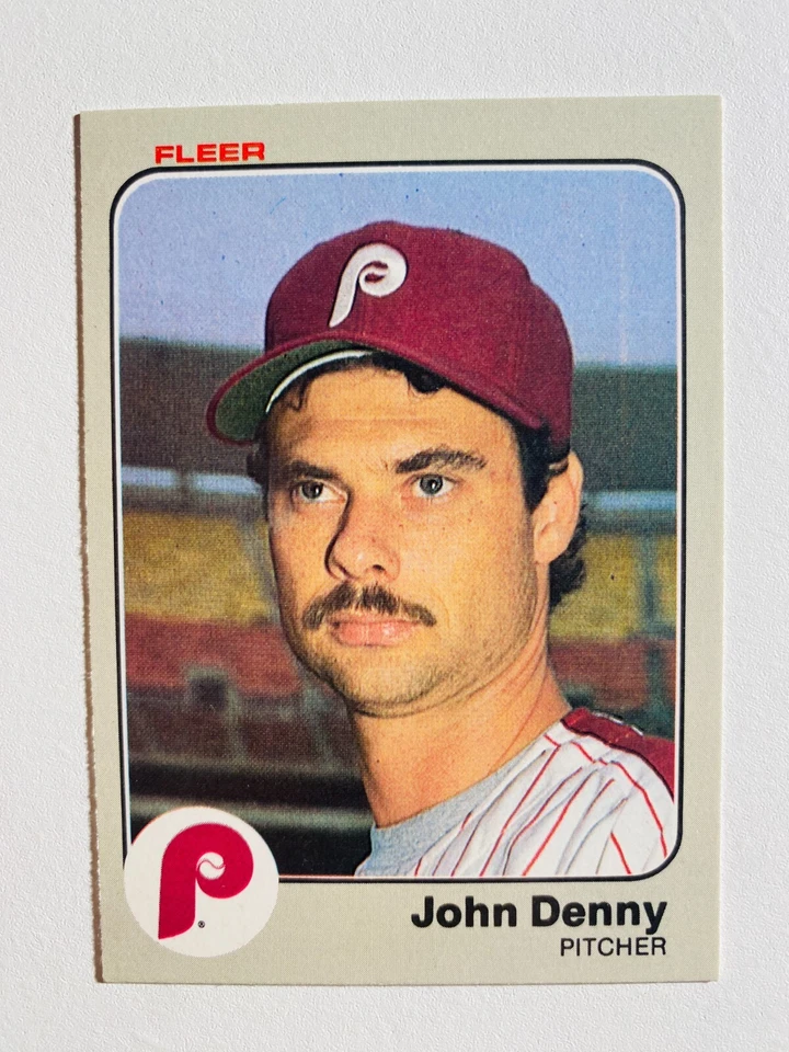 1983 FLEER #158 JOHN DENNY NM-MT MLB BASEBALL CARD - Image 1 of 1