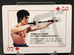 DIAMOND 3 BRUCE LEE TRUMP Chinese Kung movie star Fu Hong Kong Vintage - Picture 1 of 12