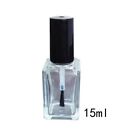 Empty Bottles Transparent Glass Nail Varnish UV Gel Makeup Container