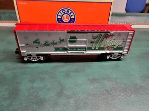Lionel Christmas Light Express Music, LED Lighted Boxcar "Happy Holidays To You"