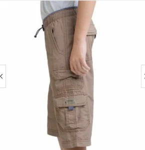 UNIONBAY BOYS LIGHTWEIGHT CARGO ELASTIC WAIST SHORTS(LION BEIGE 5)NWT - Picture 1 of 5
